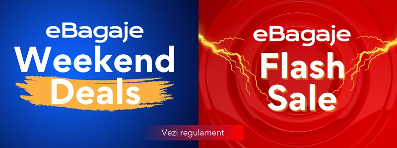 Weekend Deals eBagaje reduceri la bagaje si trolere promotii weekend